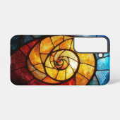 spiraalgoud samsung galaxy hoesje (Achterkant horizontaal)