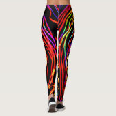 Spiraallichten gloeien leggings (Achterkant)