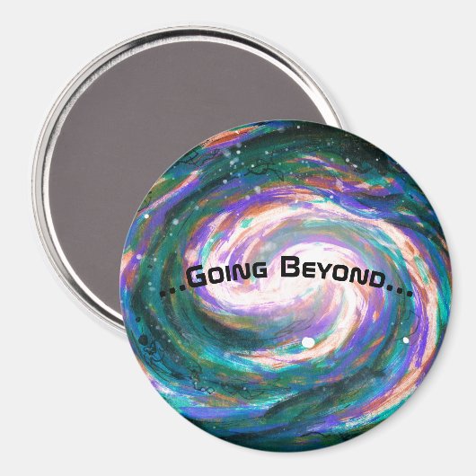 Spiraalmelkweg in de ruimte magneet (Voorkant / Achterkant)