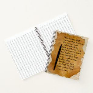 Spiraalnotitieboek met KJV Bijbelvers Notitieboek