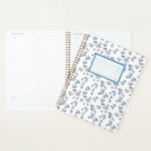 spiraalnotitieboekje planner met bloemenprint (Display)