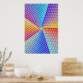 Spiraalvermenigvuldigingstabel - Pentagon Poster (Keuken)