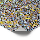 Spiraalvormen - Verborgen 3D-afdrukken Poster (Hoek)