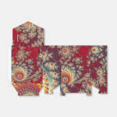 Spiraalvormig bloempatroon bedankdoosjes (Uitgevouwen)