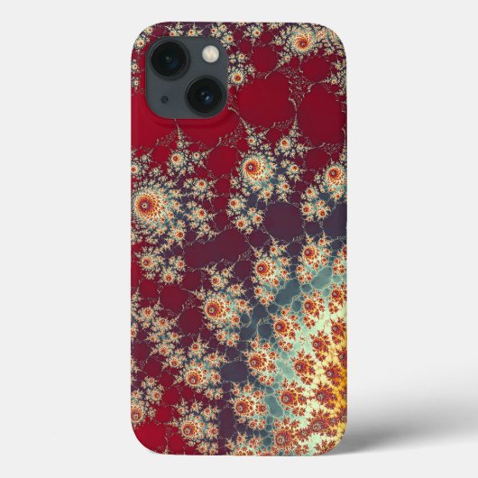 Spiraalvormig bloempatroon Case-Mate iPhone case (Achterkant)