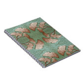 Spiraalvormig notitieboek met Gingko leaf Design 2 (Rechterzijde)