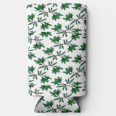 Spiraalvormige bladgroene takken wit (Voorkant)