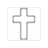 spiraalvormige dwarszegel 	rubberstempel (Afrduk)