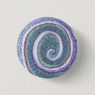"SPIRAALVORMIGE OMHULSEL" RONDE BUTTON 3,2 CM