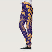spiraalvortexpatroon leggings (Links)