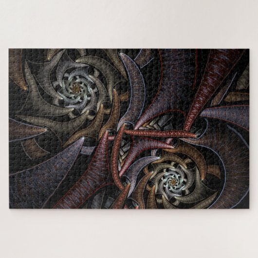 spiraalweefpuzzel legpuzzel (Horizontaal)