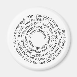 Spiral-alicewonderland2 Magneet