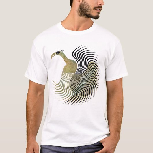 Spiral Bird T-shirt (Voorkant)