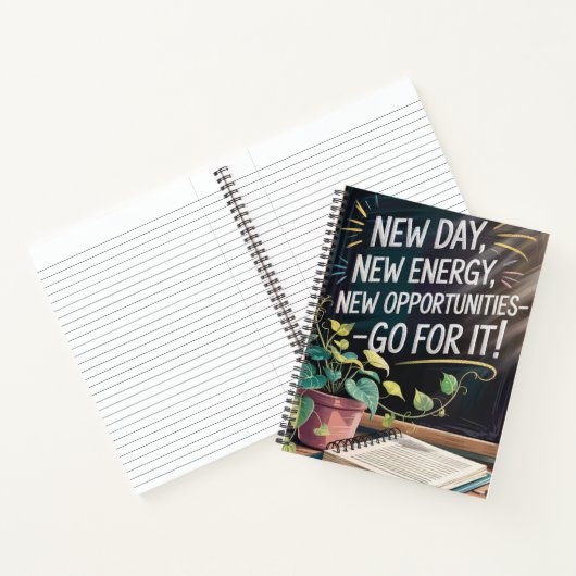 Spiral Bound Notitieboek - Inspirerend quotes (Binnen)