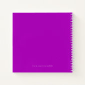 Spiral Bound Sketch Pad Monogram foto Notitieboek (Achterkant)