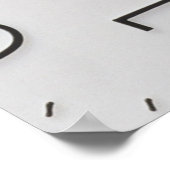 Spiral Clock Droste Clock Poster (Hoek)