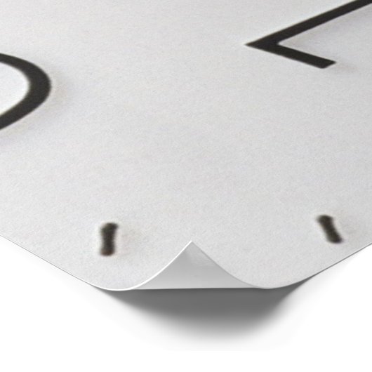 Spiral Clock Droste Clock Poster (Hoek)