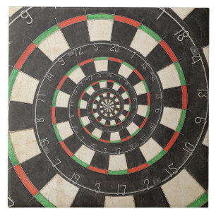 Spiral Dart Board Droste Tile Tegeltje