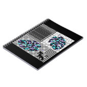 Spiral Foto Notitieboek Abstract patchwork quiltin (Linkerzijde)
