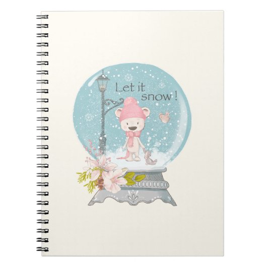 Spiral Fotonotizbuch  - Let it snow Notitieboek (Voorkant)