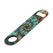 Spiral Fractal Bottle Opener Speed Flessenopener (Achterkant Gekanteld)