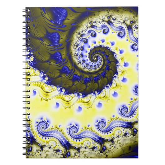 Spiral Fractal Notitieboek (Voorkant)