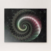 Spiral Fractal op een starrige hemelpuzzel Legpuzzel (Horizontaal)
