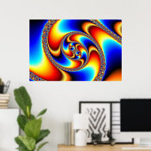 Spiral Galaxy - Fractal Art Poster (Thuiskantoor)