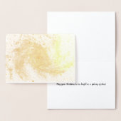 Spiral Galaxy-kerstkaart Folie Kaarten (Display)