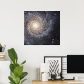Spiral Galaxy M74 Poster (Thuiskantoor)