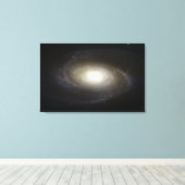 Spiral Galaxy M81 Canvas Afdruk (Insitu (Houten vloer))