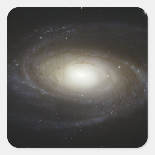 Spiral Galaxy M81 Vierkante Sticker (Voorkant)