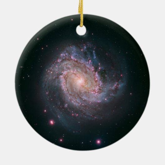 Spiral Galaxy M83 (NASA) Keramisch Ornament (Achterkant)