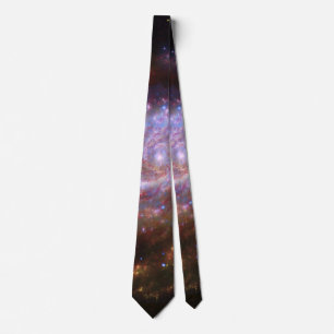 Spiral Galaxy Necktie Science Cravate d'astronomie