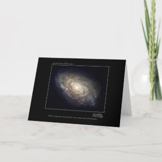 Spiral Galaxy NGC 4414 Hubble Telescope Foto Kaart