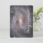 Spiral Galaxy NGC 6946 Joyeuse carte de Noël (Debout devant)