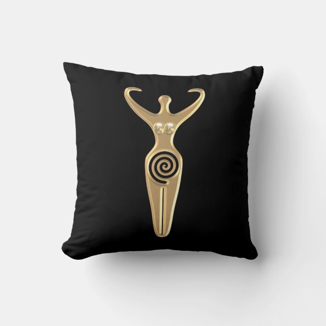 Spiral Goddess Kussen (Voorkant)