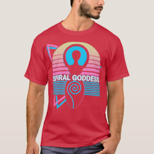 Spiral Goddess Pagan Paganisme Wicca Wiccan Retro T-shirt
