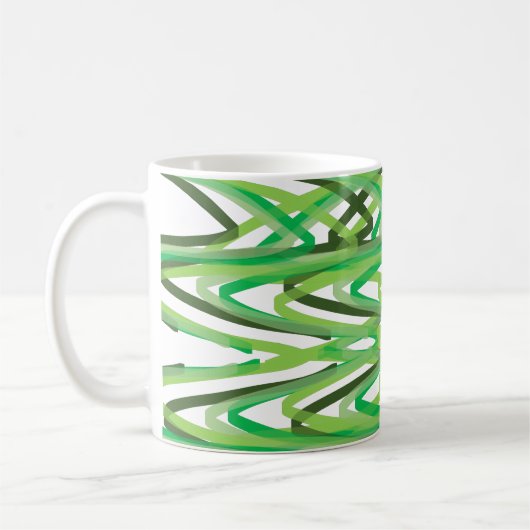 Spiral Green Mok (Links)