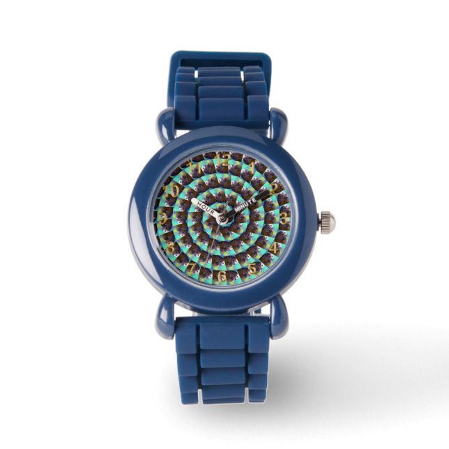 Spiral Guinea Pig Pattern, Horloge (Voorkant)
