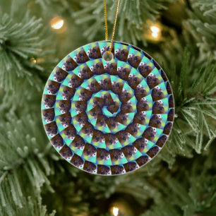 Spiral Guinea Pig Pattern, Keramisch Ornament