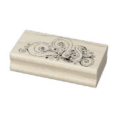 Spiral handgeschilderd ontwerp 1 	rubberstempel (Stempel)