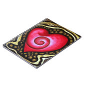 Spiral Heart of Love Notebook Notitieboek (Linkerzijde)