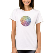Spiral Mandala Dames T-Shirt