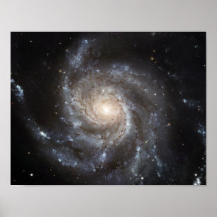 Spiral Messier 101 Poster
