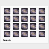 Spiral Messier 81 Vierkante Sticker (Vel)