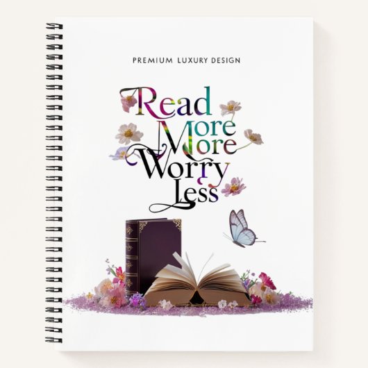 Spiral Notebook - Aesthetic Hardcover Journal (Devant)