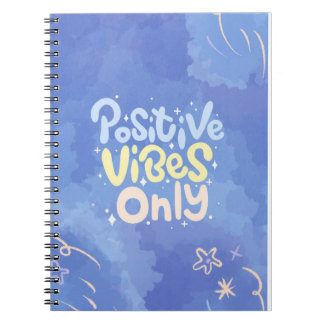 Spiral Notebook 'Alleen Positieve Vibes' Notitieboek