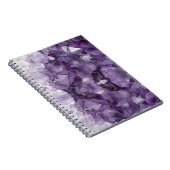 Spiral notebook Amethyst kristallen Notitieboek (Rechterzijde)