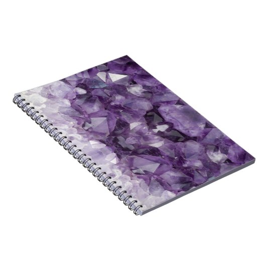 Spiral notebook Amethyst kristallen Notitieboek (Rechterzijde)